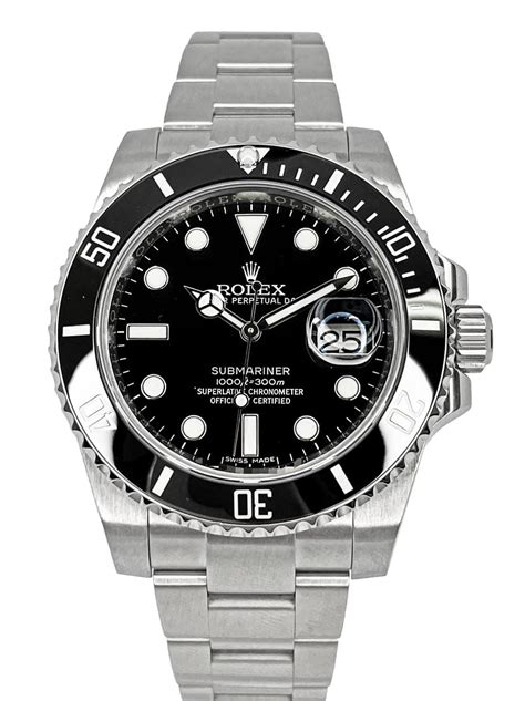 rolex submariner black face|Rolex Submariner black ceramic bezel.